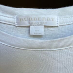 Burberry white boys t-shirt